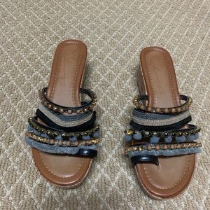 Havana Wedge Slides